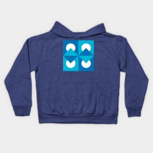 MOON OVER THE MOUNTAIN PATTERN Kids Hoodie